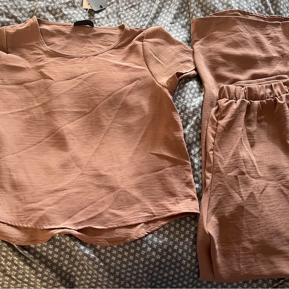 Elegant Brown Pant Set for Women